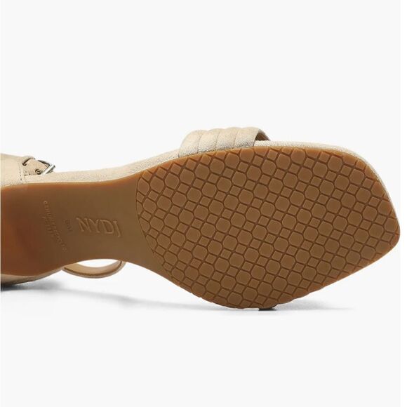 NYDJ • Addie 02 sand suede strappy sandals - Picture 5 of 13
